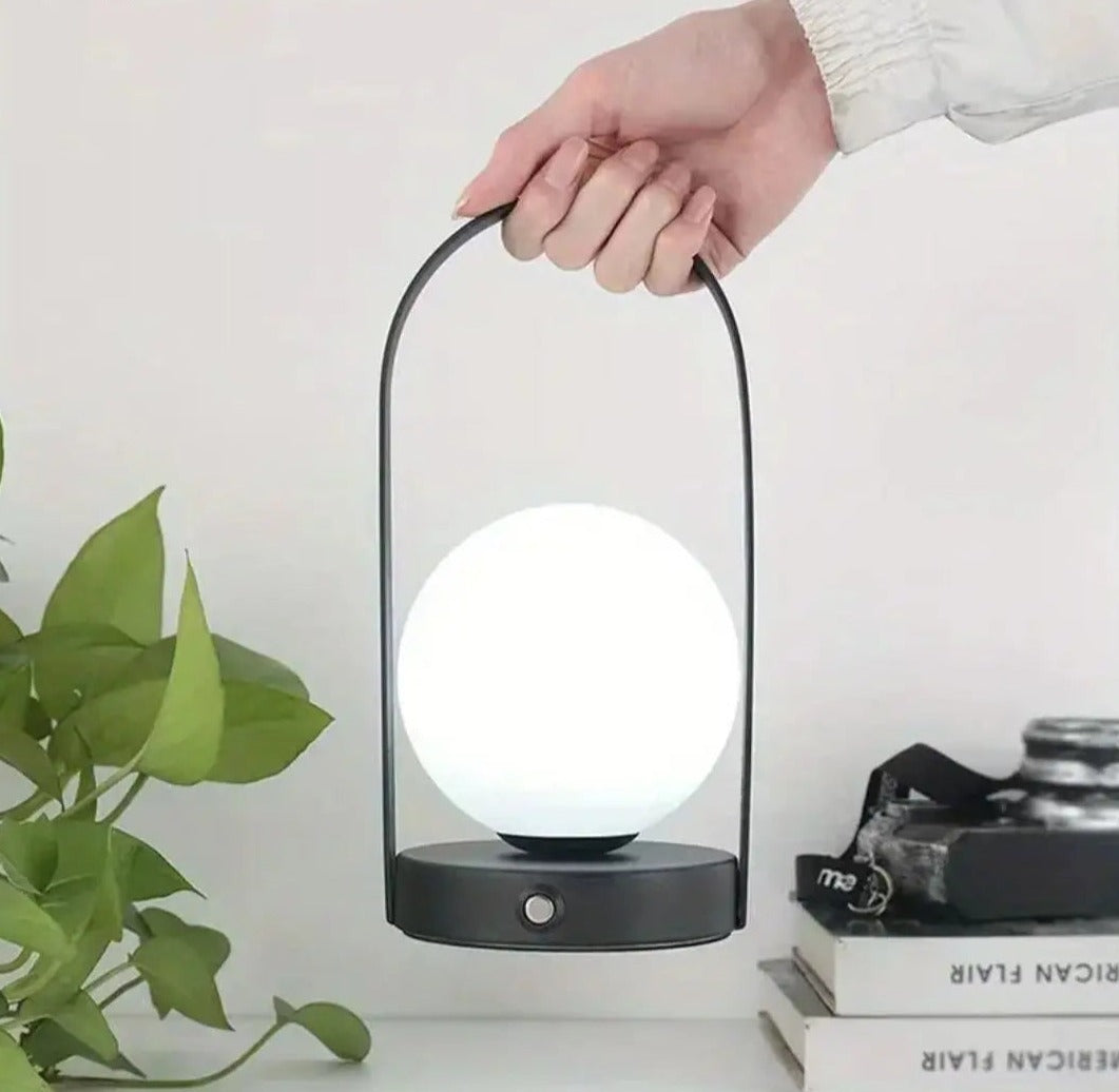 Elegant Portable LED Table Lamp with Touch Control and Rechargeable Battery