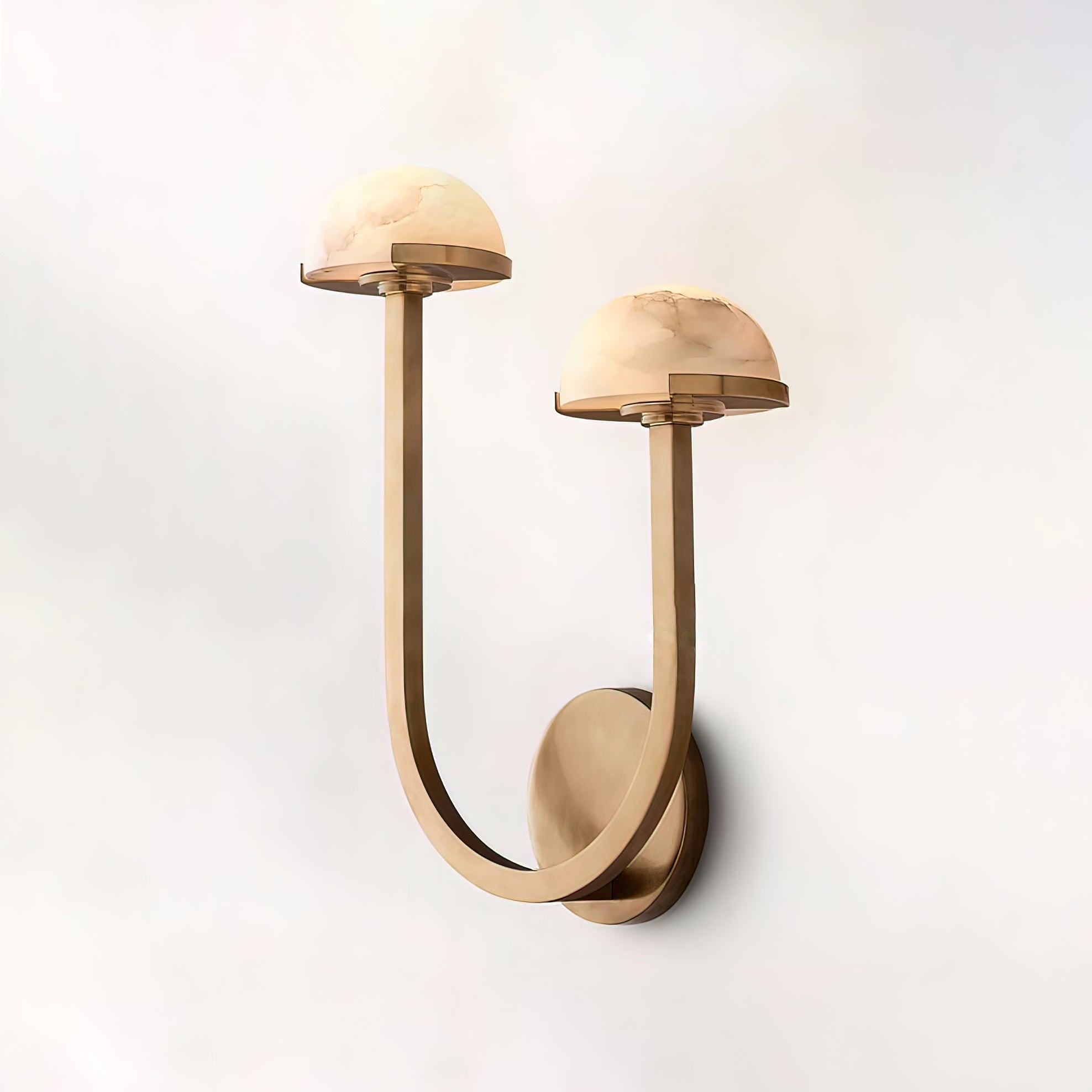 MushroomGlow Weather Lamp - Organic Alabaster Design