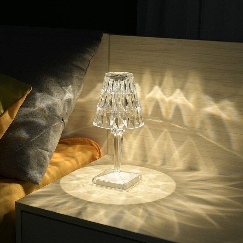 LuxeGlow - Elegant Crystal Ceiling Lamp for Living Room