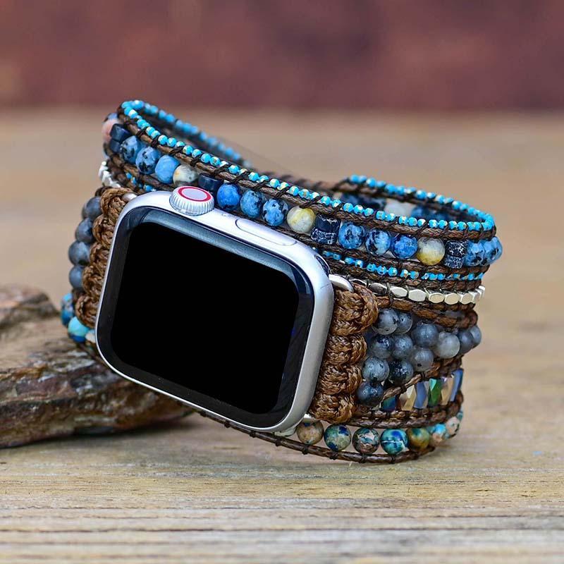 GemStone Band - Luxury Apple Watch Strap Azure