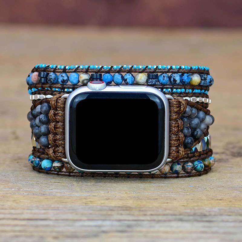 GemStone Band - Luxury Apple Watch Strap Azure