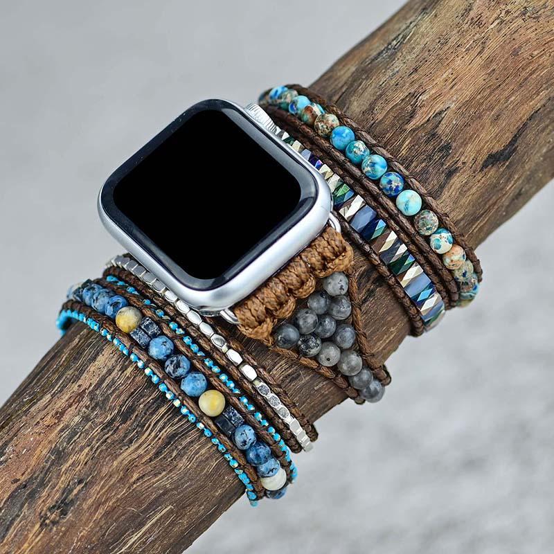 GemStone Band - Luxury Apple Watch Strap Azure
