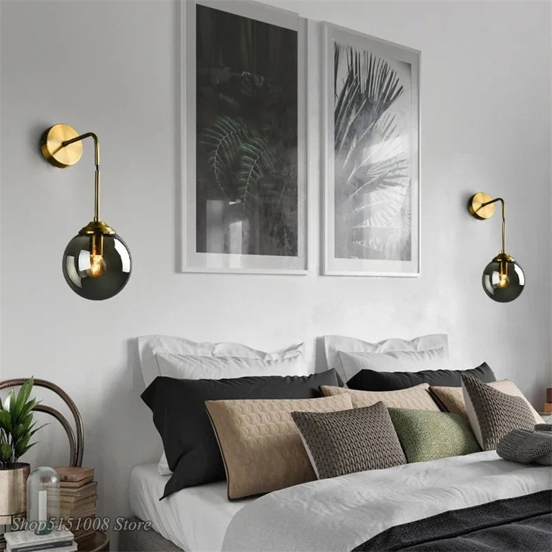 Modern Nordic wall lamp - Elegant glass lighting for the home