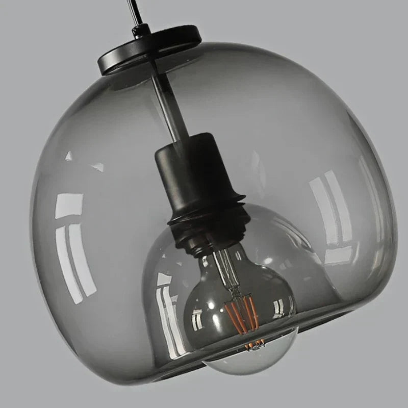 LumiGlow Pendant - Modern Glass Chandelier for Luxury Interiors