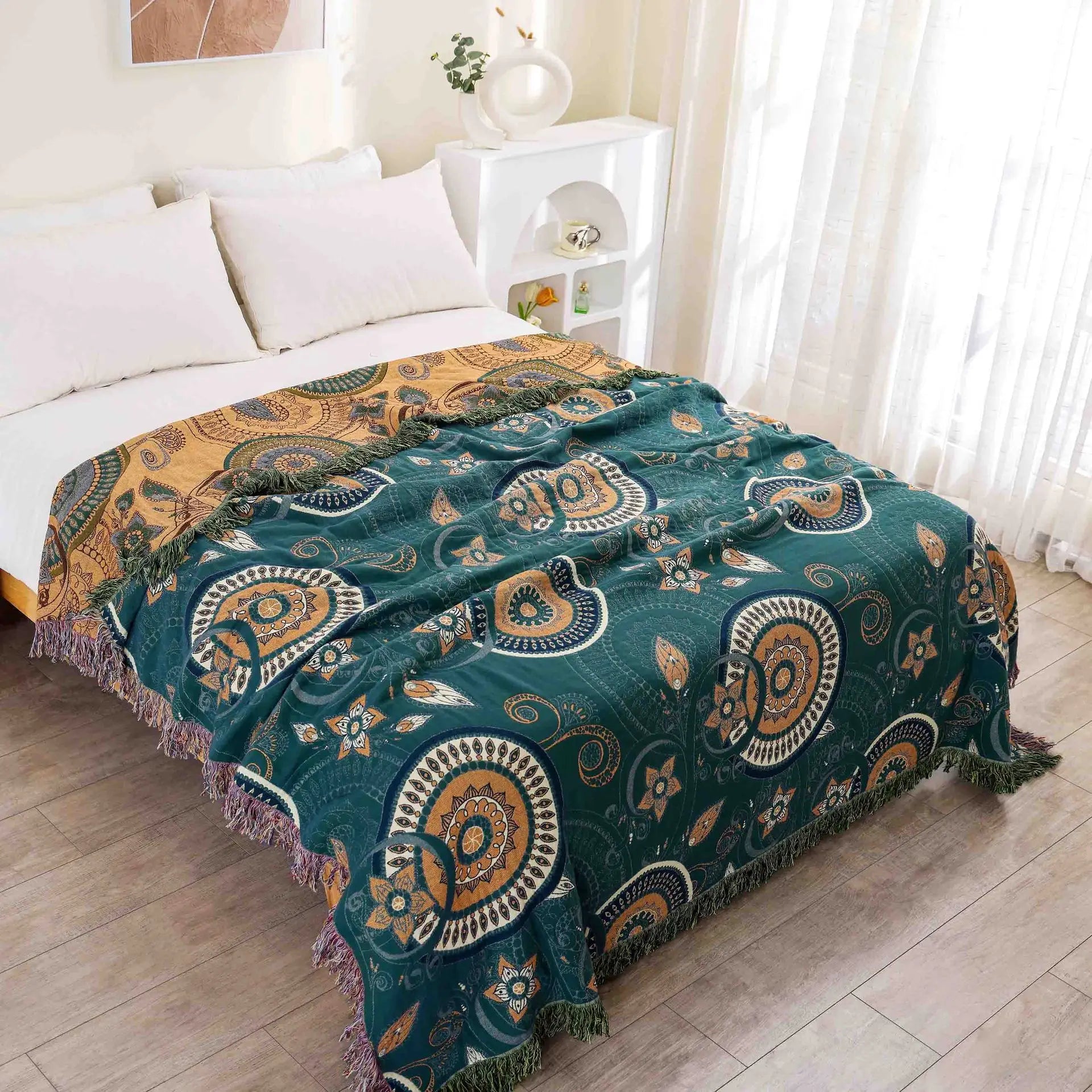 Paloma™ Boho Luxe Rug with Playful Fringes