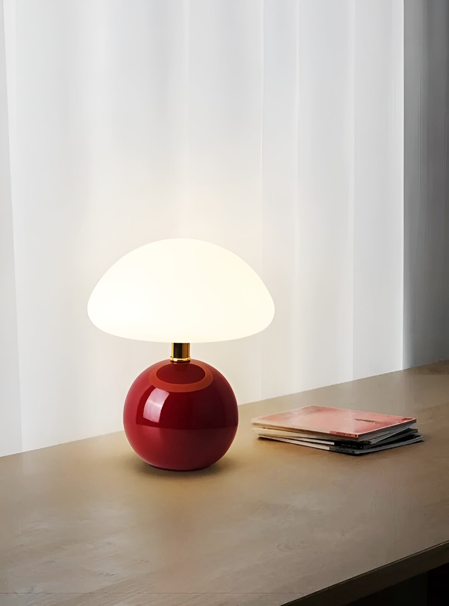 Elegant Mushroom LED Lamp – Warm Light & Luxurious Atmosphere
