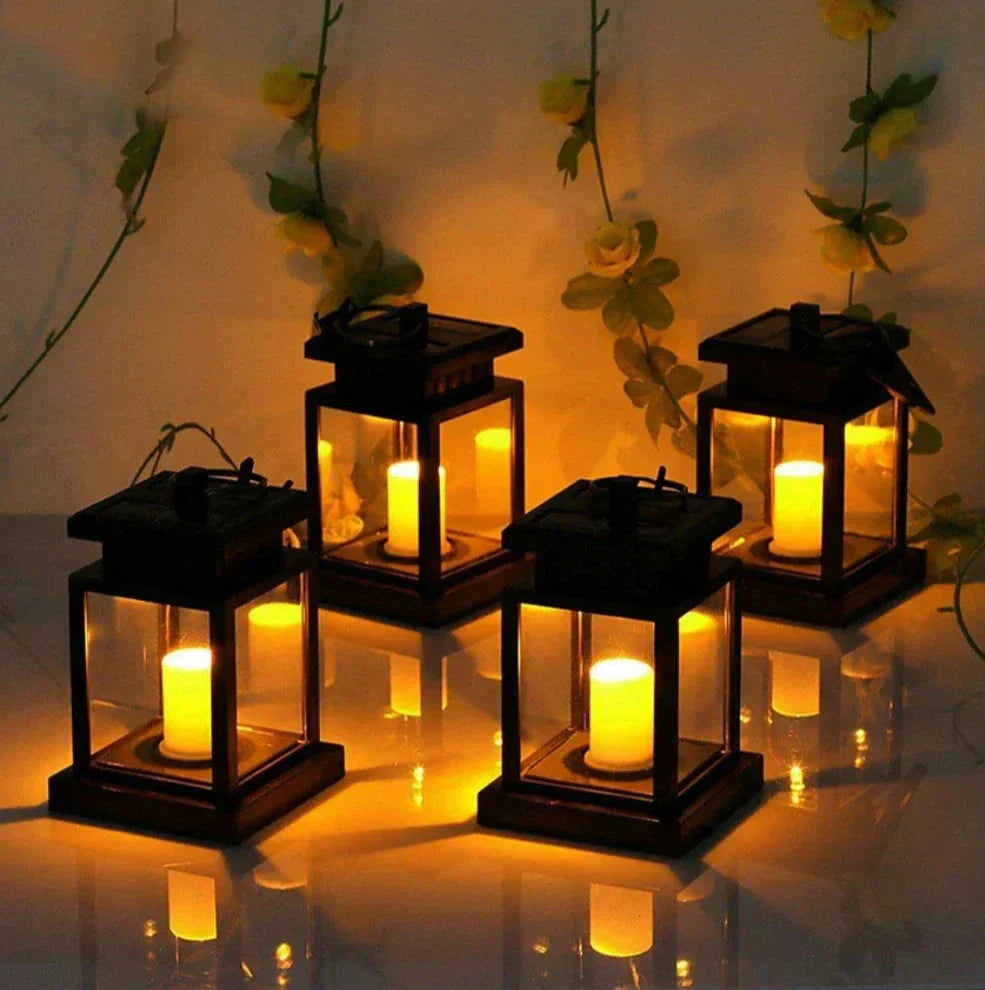 Lumière Lantern – Elegant Solar Lamp for Outdoor Use