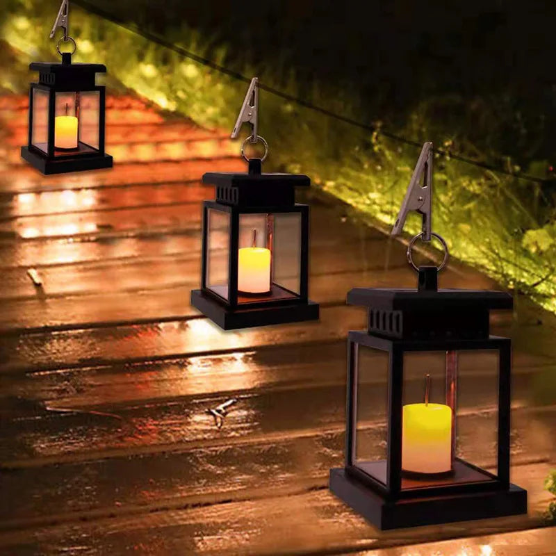 Lumière Lantern – Elegant Solar Lamp for Outdoor Use