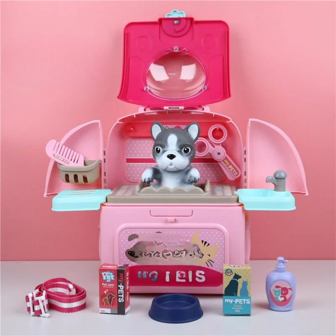 Pet Paradise - Portable Pet Grooming Set for Kids