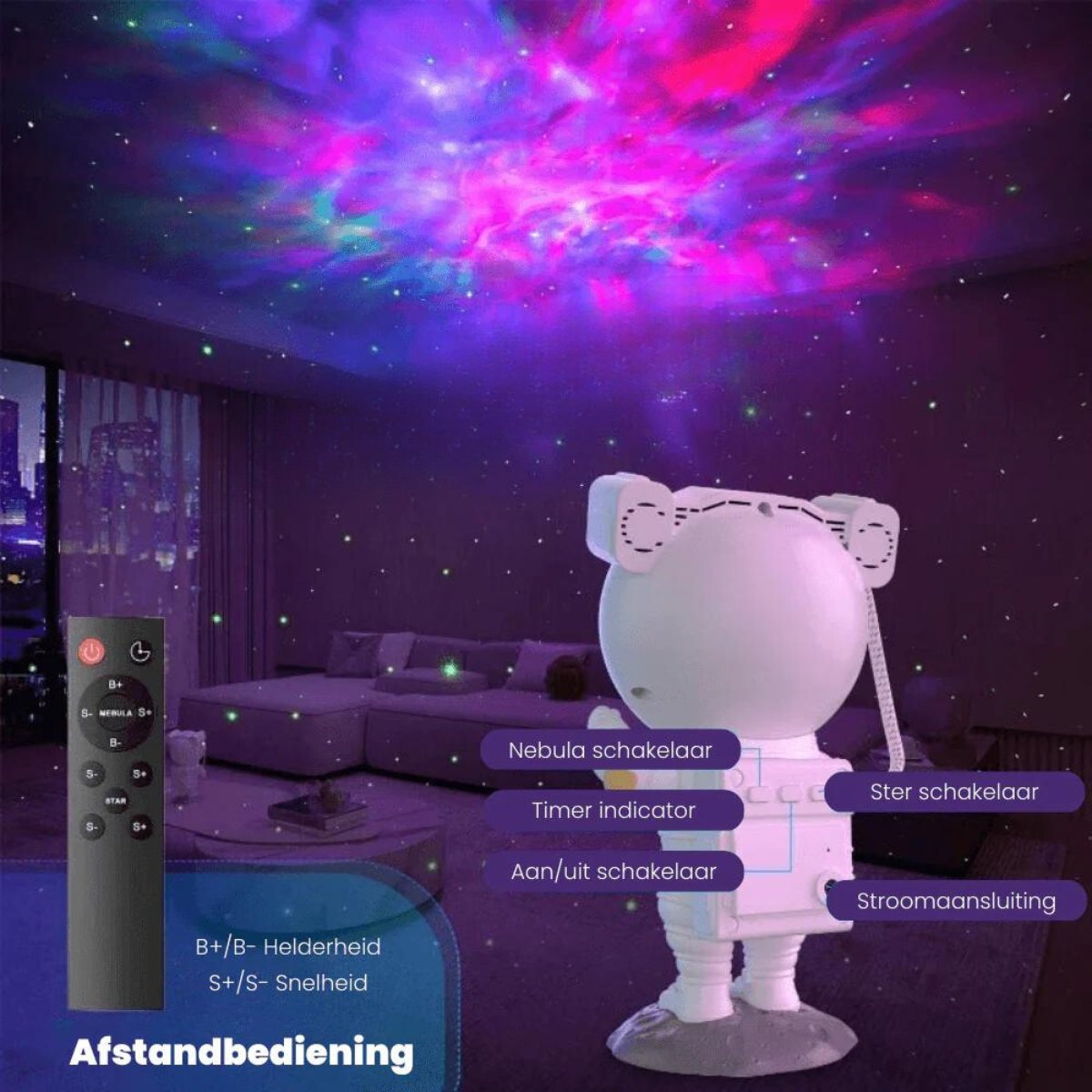 Spacebuddy Galaxy™ - Star System Projector