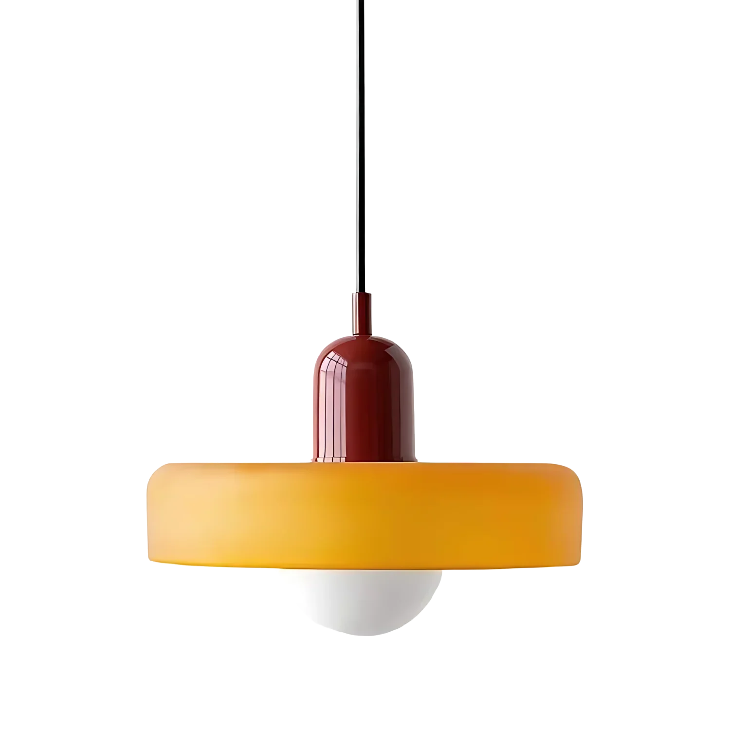 Celeste Élégance - Stylish Ceiling Lamp in Metal & Glass