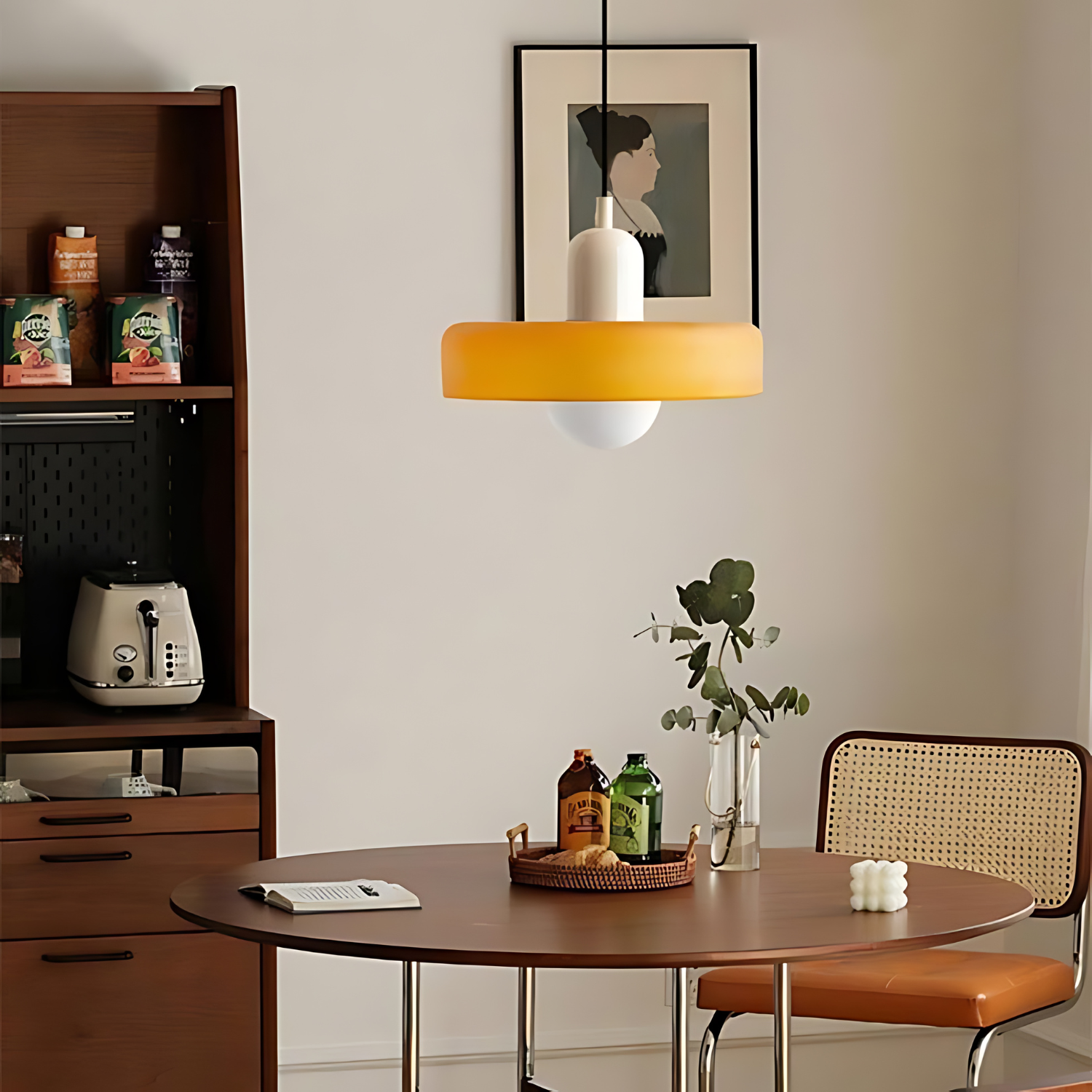Celeste Élégance - Stylish Ceiling Lamp in Metal & Glass