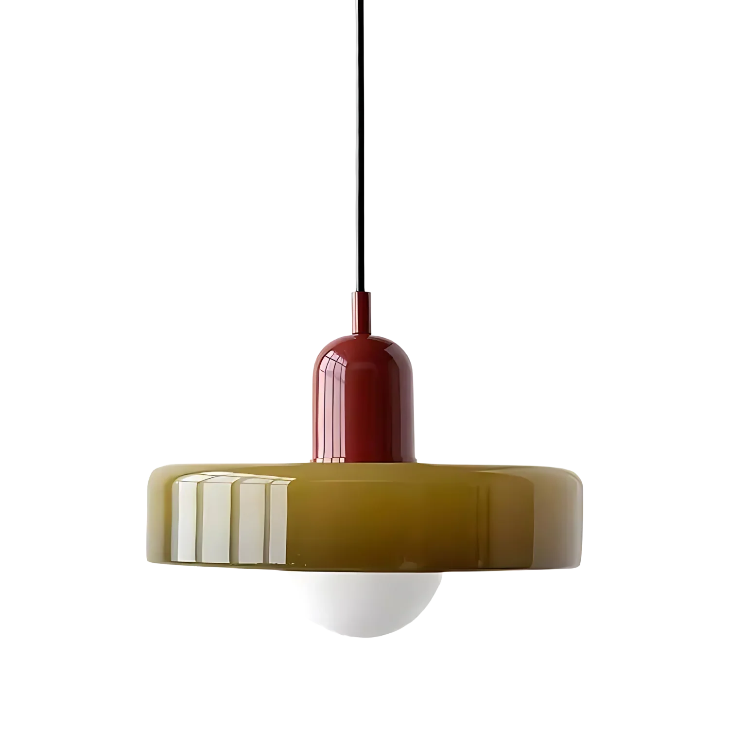 Celeste Élégance - Stylish Ceiling Lamp in Metal & Glass