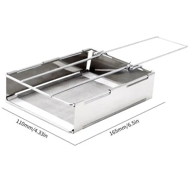 TrailFlame – Stylish Folding Wood Stove Made of Stainless Steel