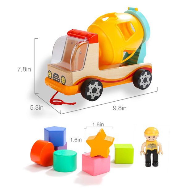 CreativeFun - Interactive Concrete Mixer for Kids