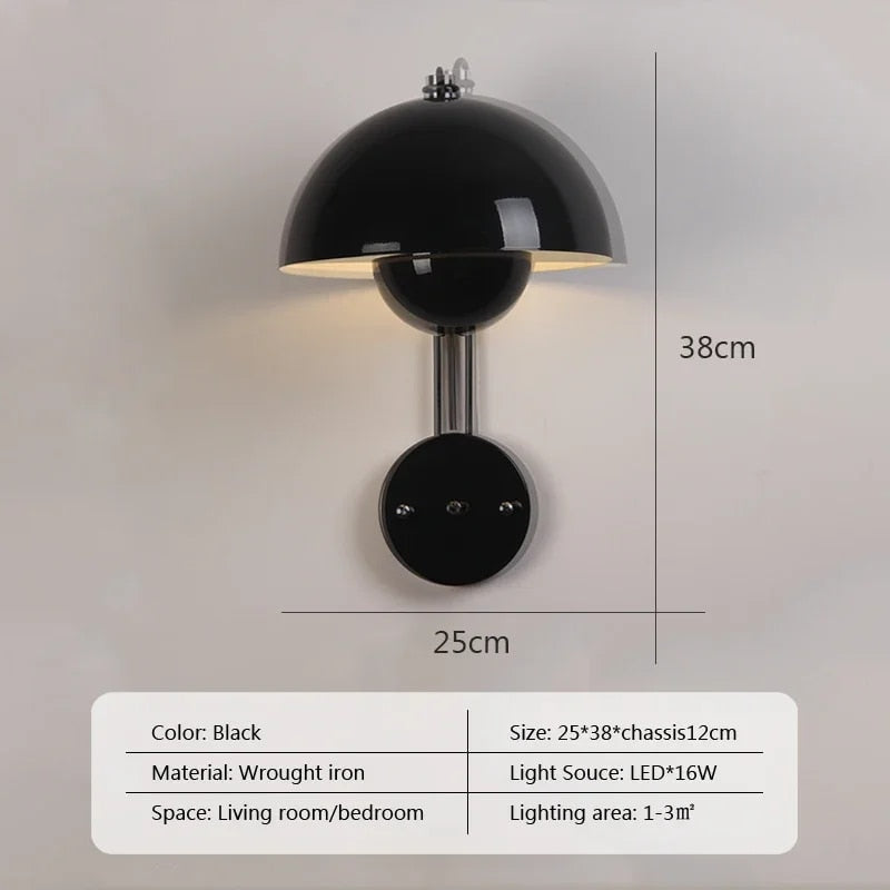 ShroomLite Wall Lamp - Creative Lighting for Modern Interiors