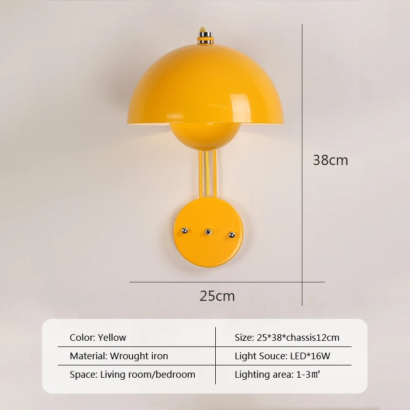 ShroomLite Wall Lamp - Creative Lighting for Modern Interiors
