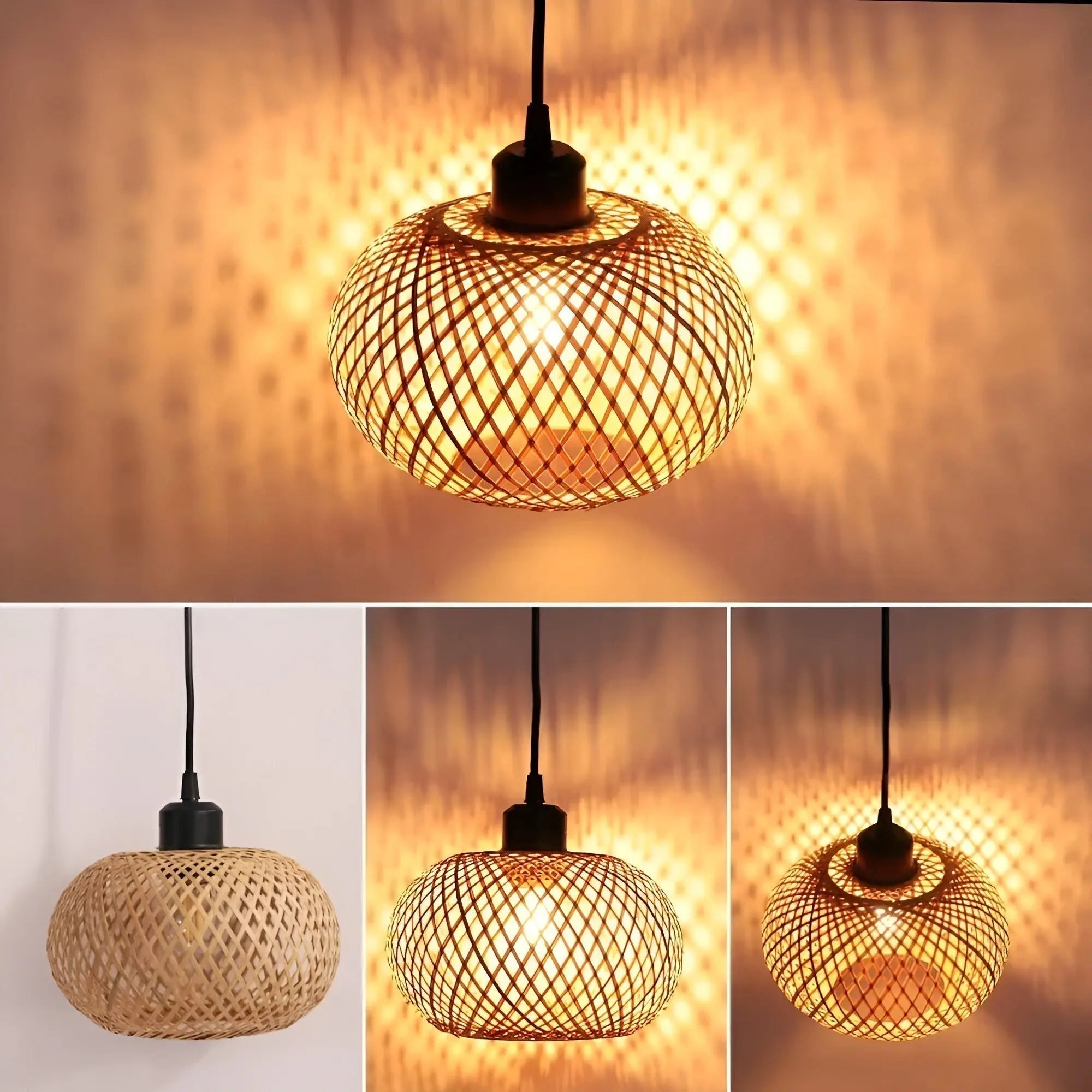 Elegant Rotan Pendant Lamp: LUXURY Lighting for Every Room