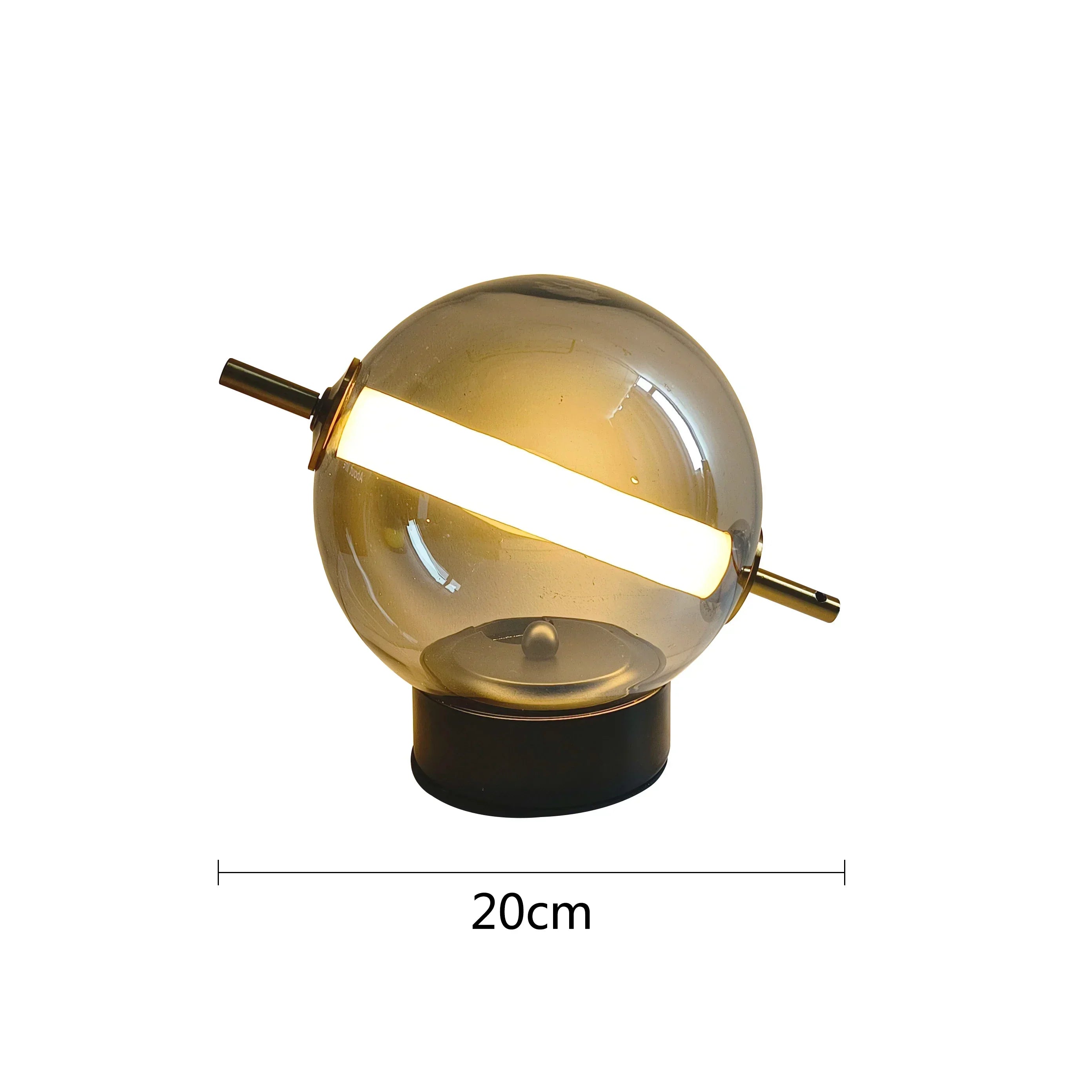 Retro Glass Table Lamp with Warm Glow - Timeless Elegance