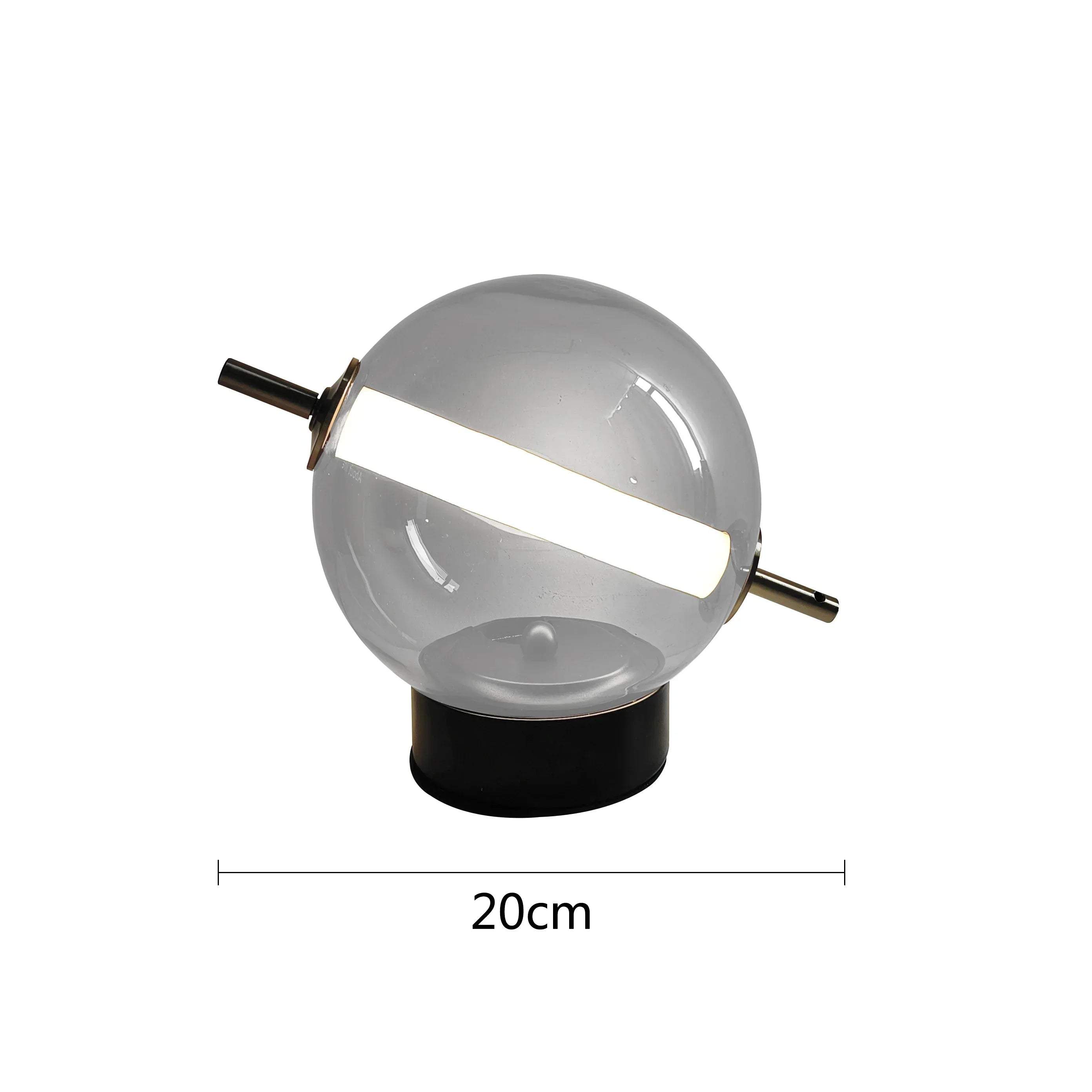 Retro Glass Table Lamp with Warm Glow - Timeless Elegance