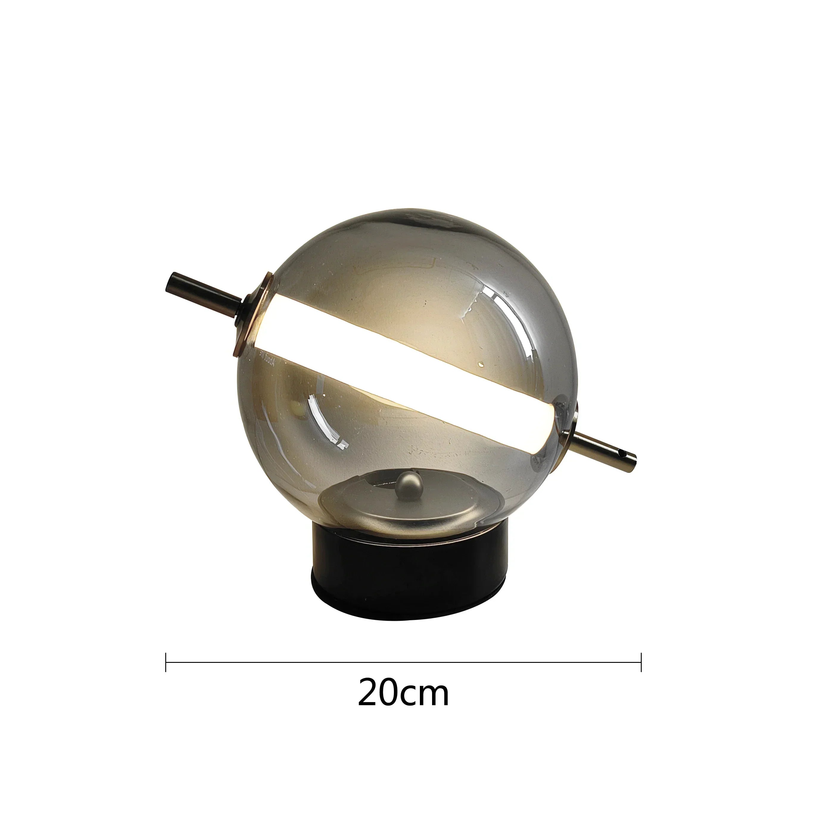 Retro Glass Table Lamp with Warm Glow - Timeless Elegance