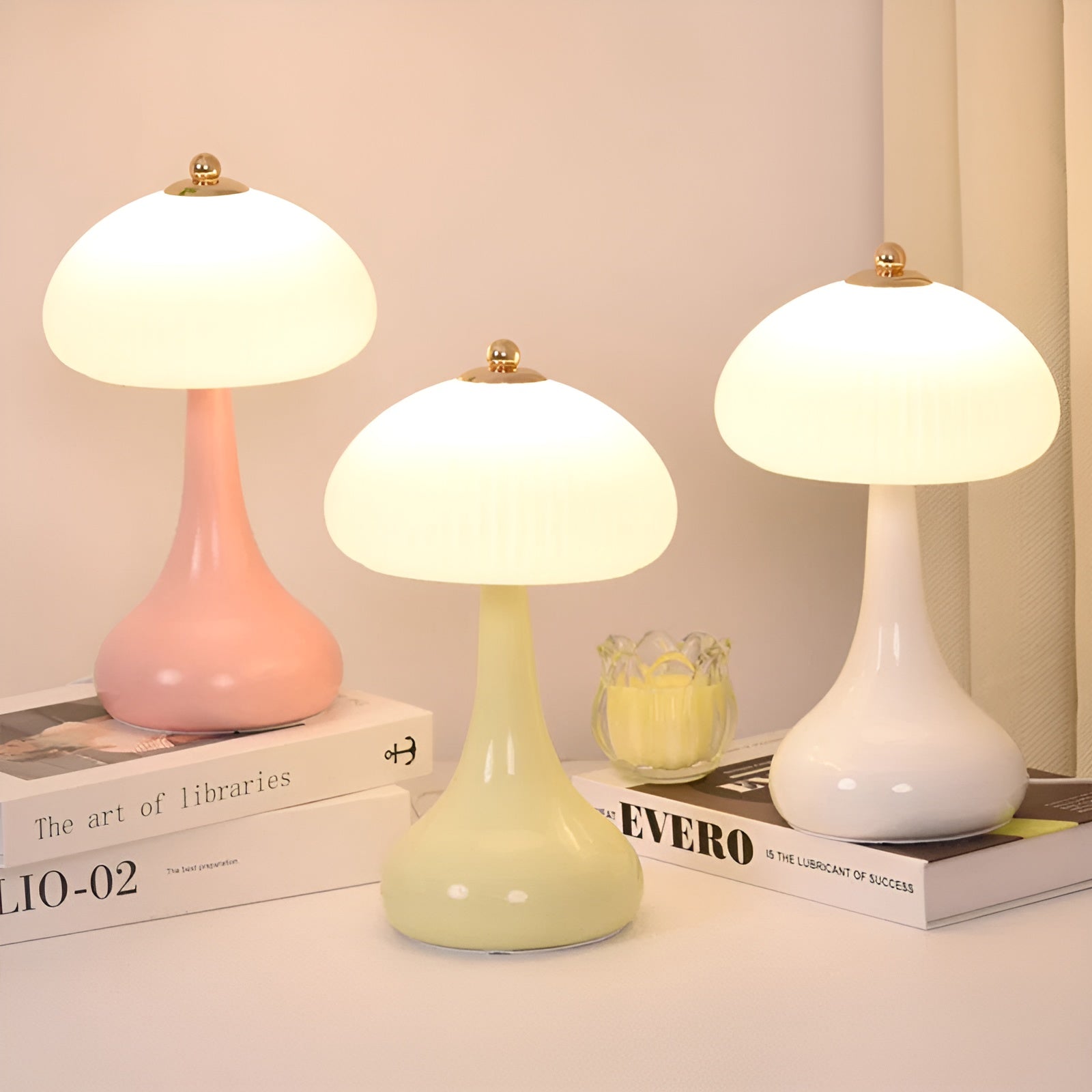 Eleganza Luxe Desk Lamp – Timeless Toad Shape with LED Dimming Function in Soft Colors