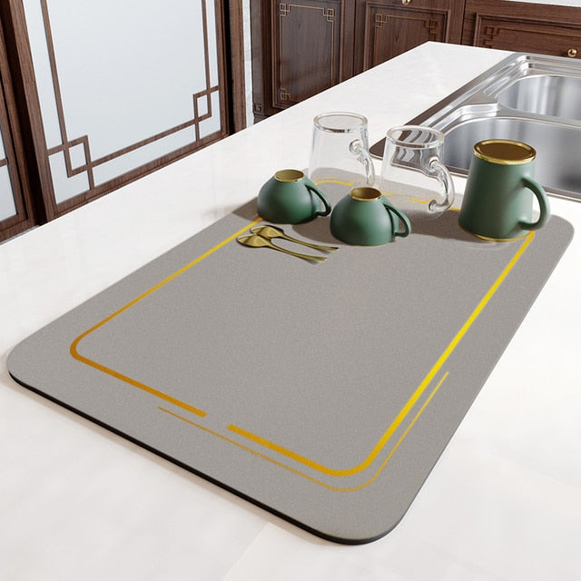 Absorbmat Premium - The Perfect Kitchen Mat for Dry and Safe Dishes