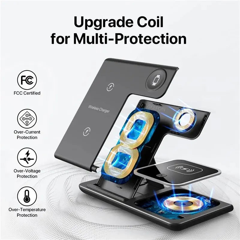 Sameza - 3-in-1 Wireless Charging Station for Your Devices
