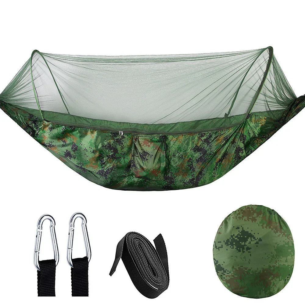 HangMatPro – Hammock with Mosquito Net and Anti-Rollover