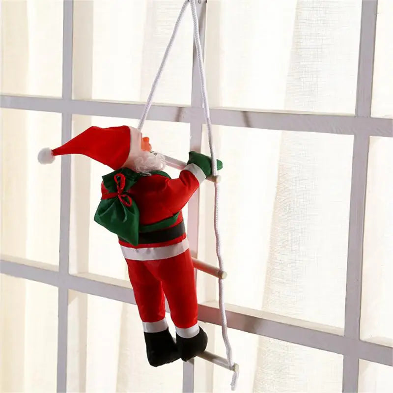 Climbing Santa Claus - Christmas decoration for the holidays