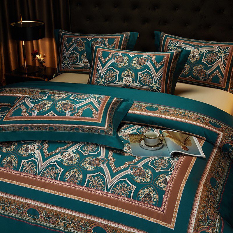 Vintage Grandeur - Luxurious Duvet Set in Egyptian Cotton