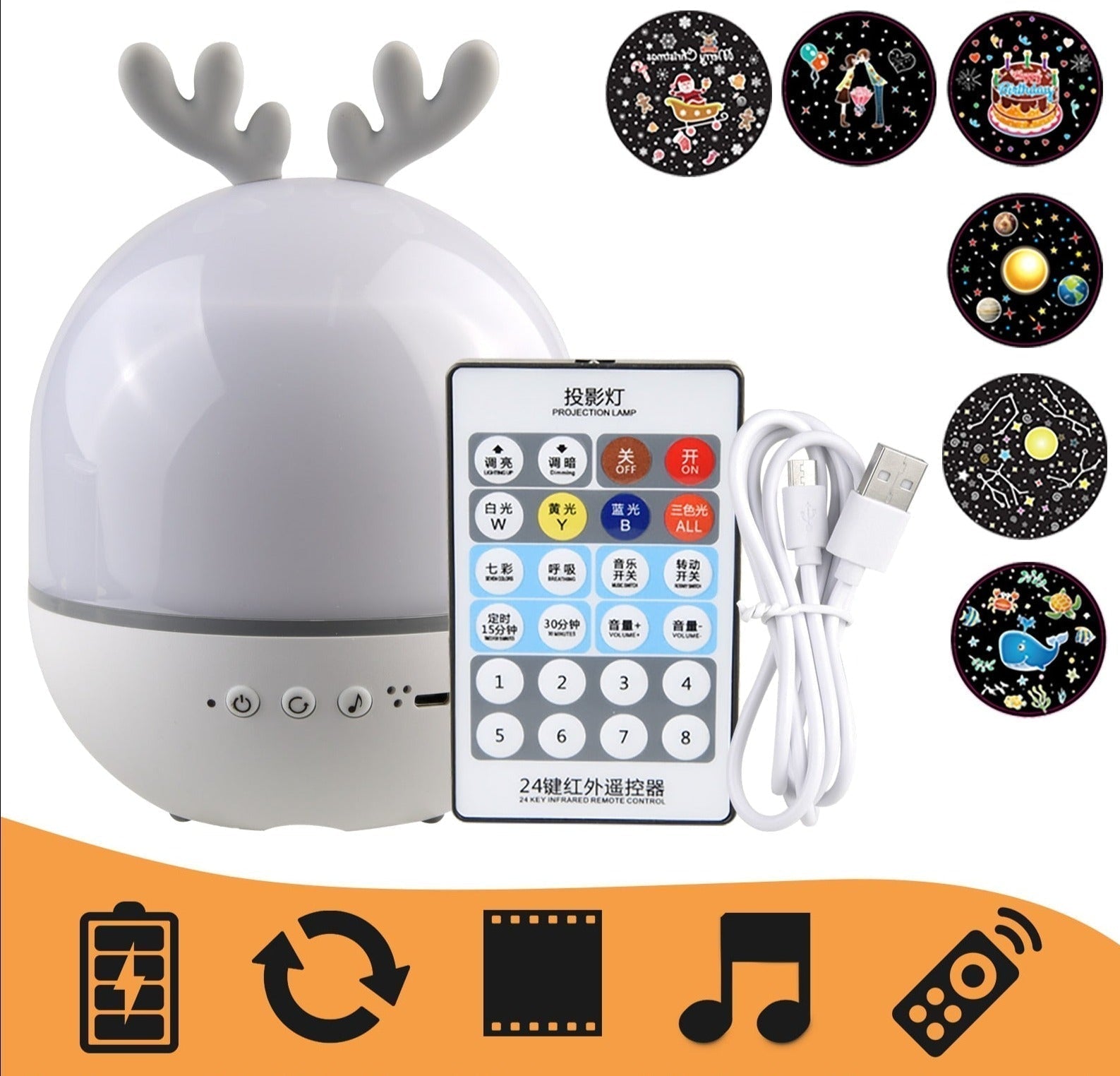 Droomster Projector - Magical Starry Sky for Sleeping and Relaxation