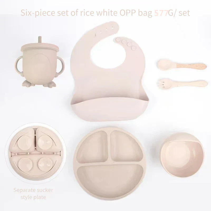 SiliconeBaby Set – Complete 6-piece Baby Food Set