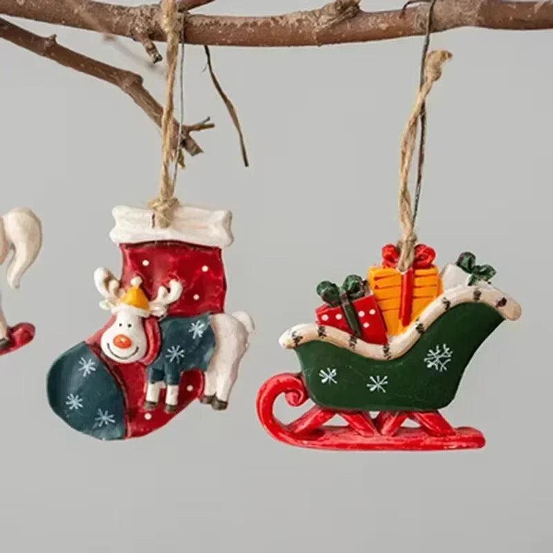 FrostyAntlers Stockings - Festive Moose Christmas Decoration