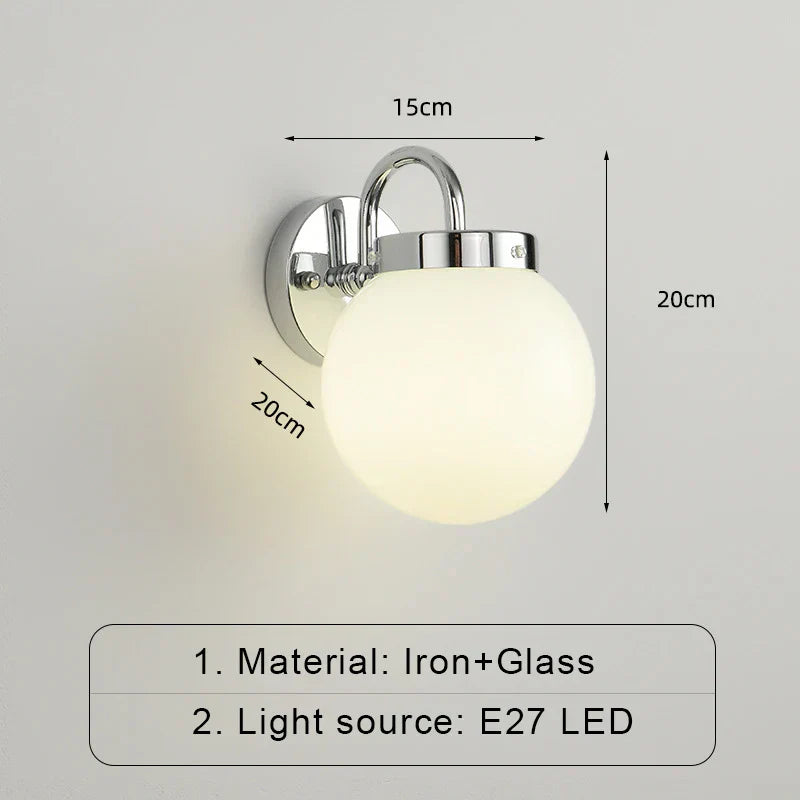 ModernWall - Scandinavian LED Wall Lamp with Glass
