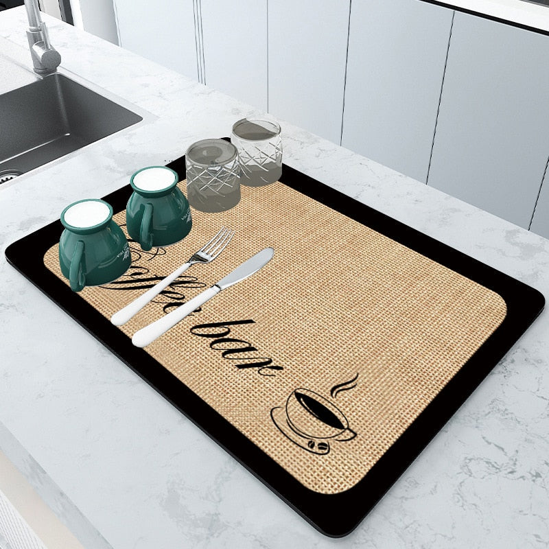Absorbmat Premium - The Perfect Kitchen Mat for Dry and Safe Dishes