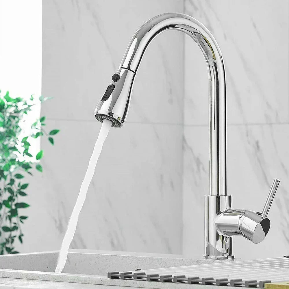 FluidCraft – Stylish Pull-out Kitchen Faucet for Modern Kitchens