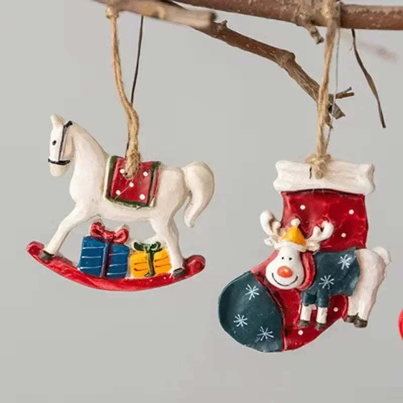 FrostyAntlers Stockings - Festive Moose Christmas Decoration