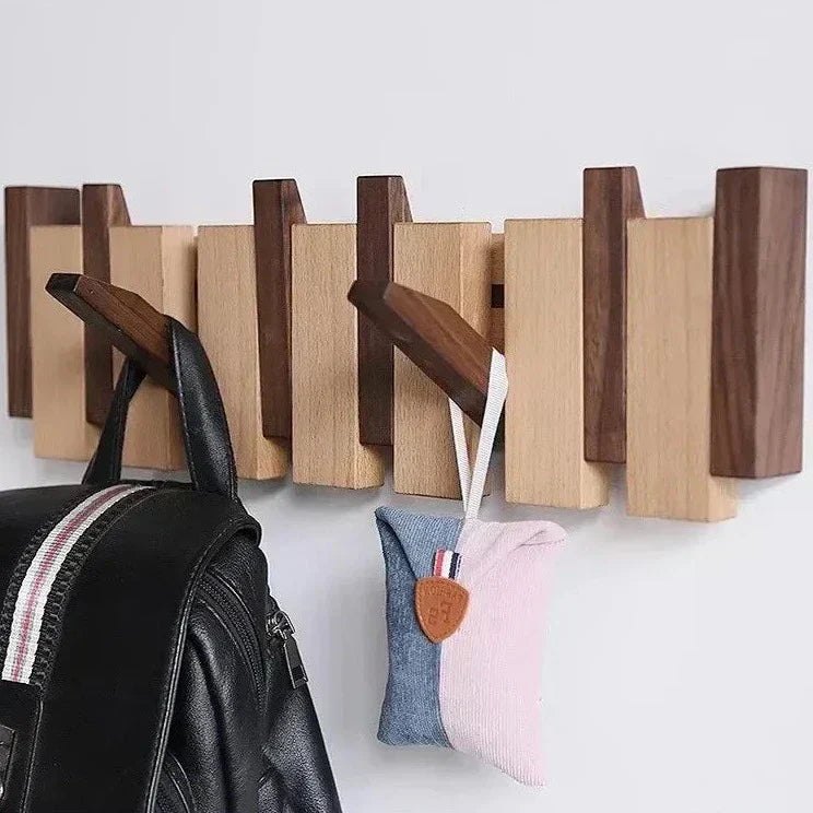 HarmonyHook - Stylish Adjustable Wooden Shelf