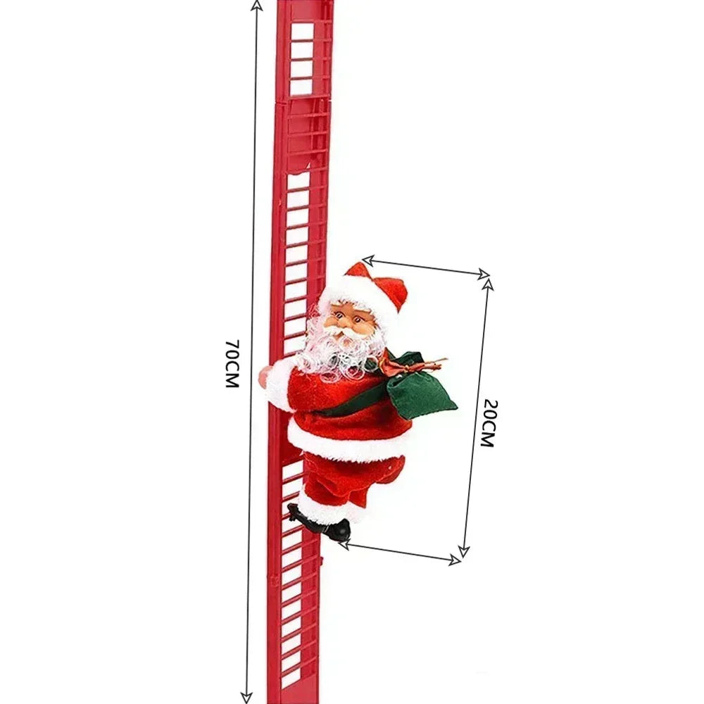 Climbing Santa Claus - Magical Musical Climbing Santa Claus Decoration