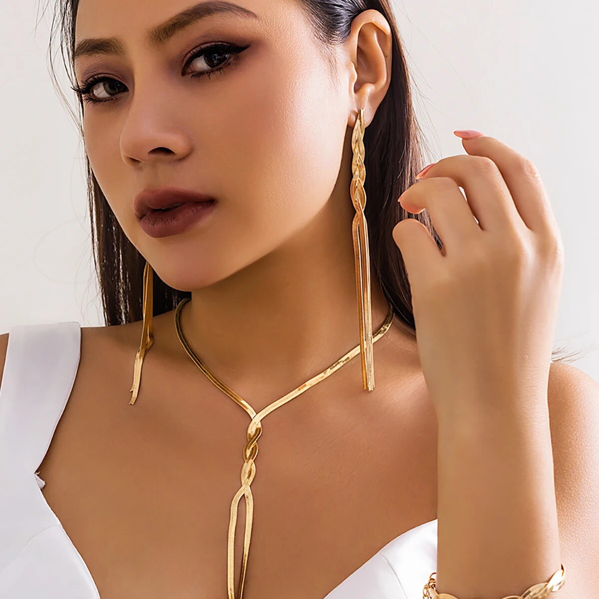 Timeless Elegance Set - Luxurious 3-piece Jewelry Composition