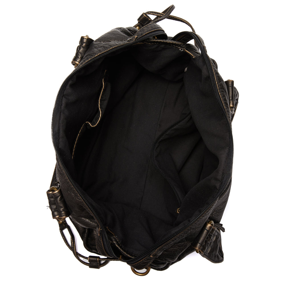 NoirClass - Elegant Black Leather Handbag