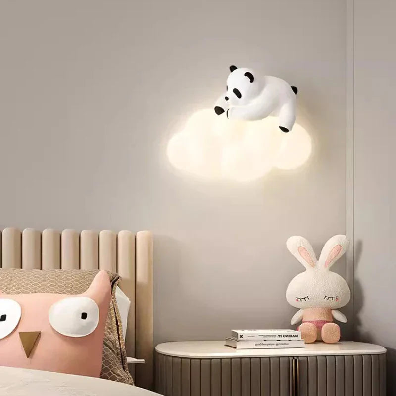 PandaGlow Lamp - Lovely LED Wall Light for Children