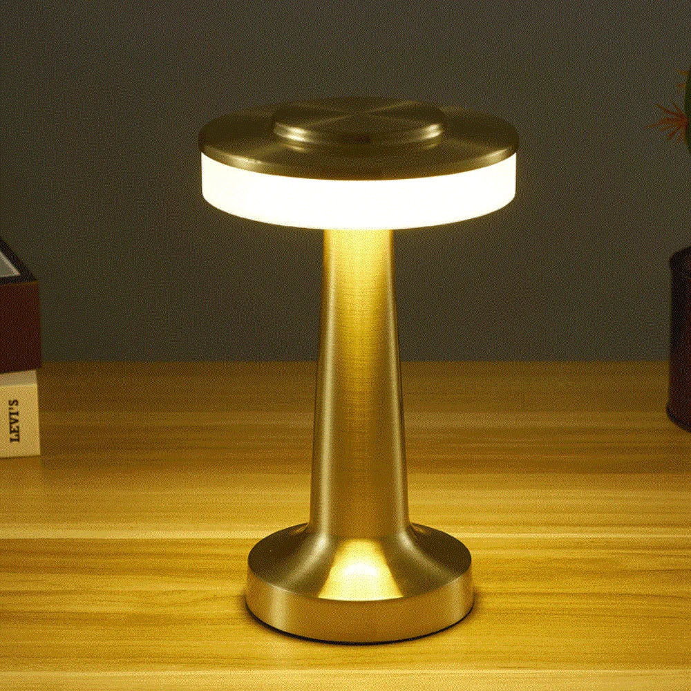 LumiCrest – Wireless Retro LED Table Lamp