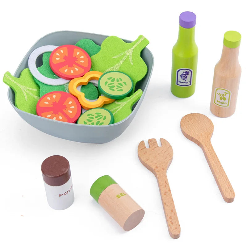 WoodPlay Set – Realistic Wooden Kitchen Playset