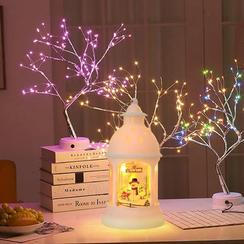 Magical ChristmasHome Christmas Lanterns - The Enchanting LED Santa Lights