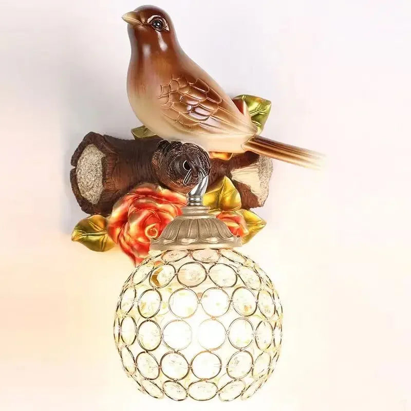 BirdGlow – Stilren LED Vägglampa för Sovrum och Vardagsrum