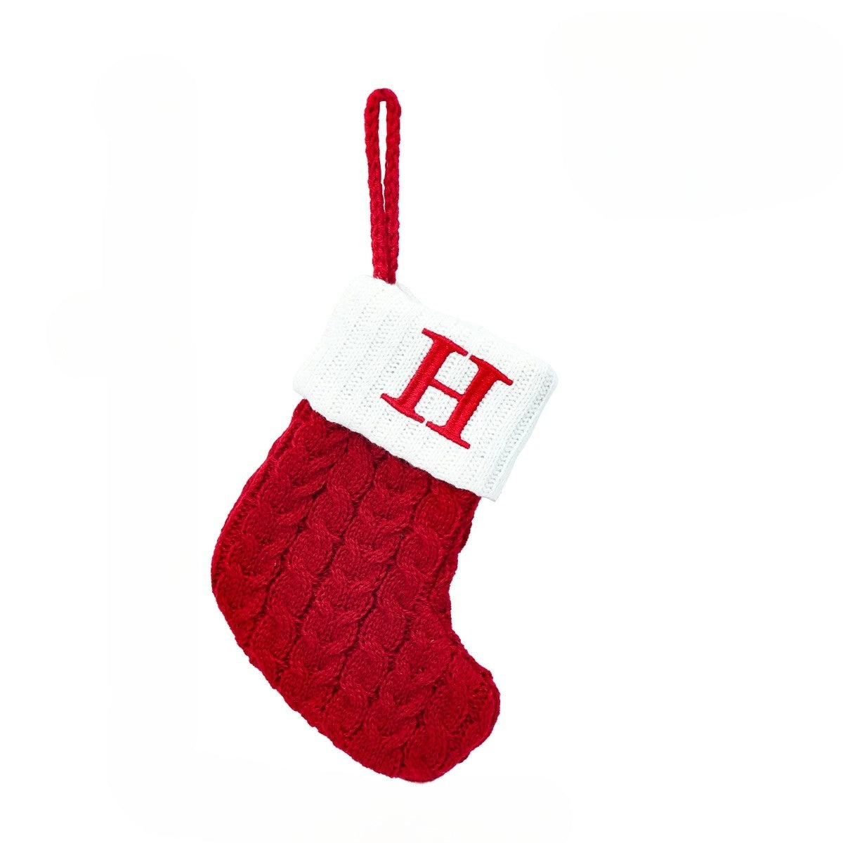 Snowflake Christmas Stockings - Festive Knitted Christmas Decorations