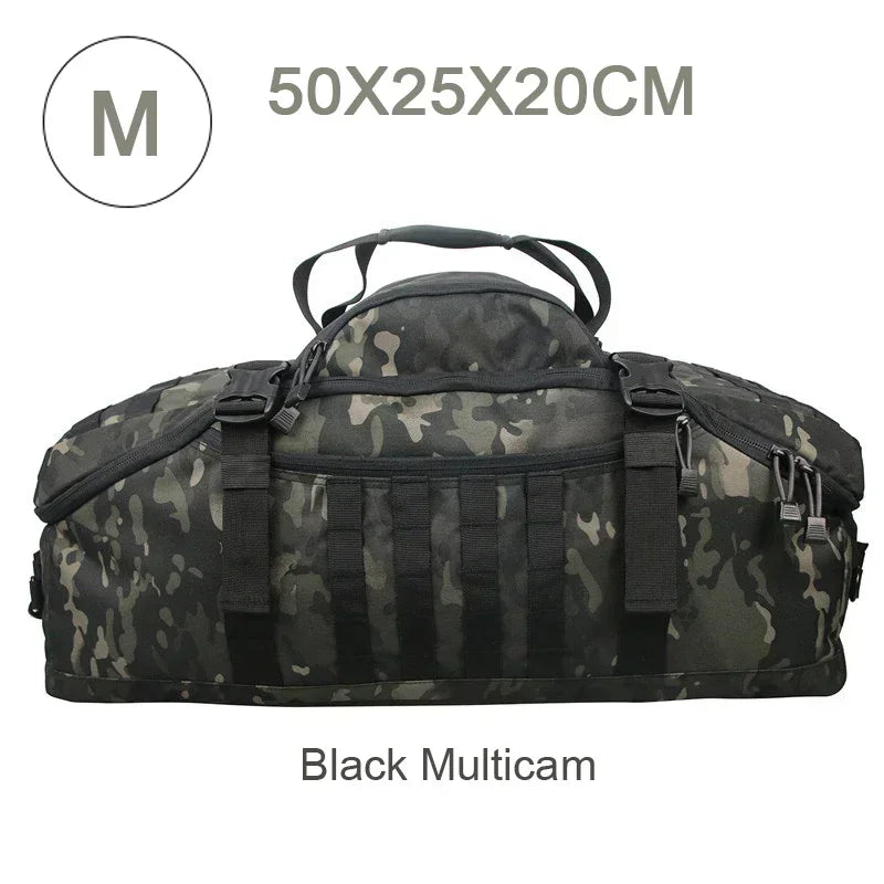 TrailTrek - Rugged tactical travel bag and backpack