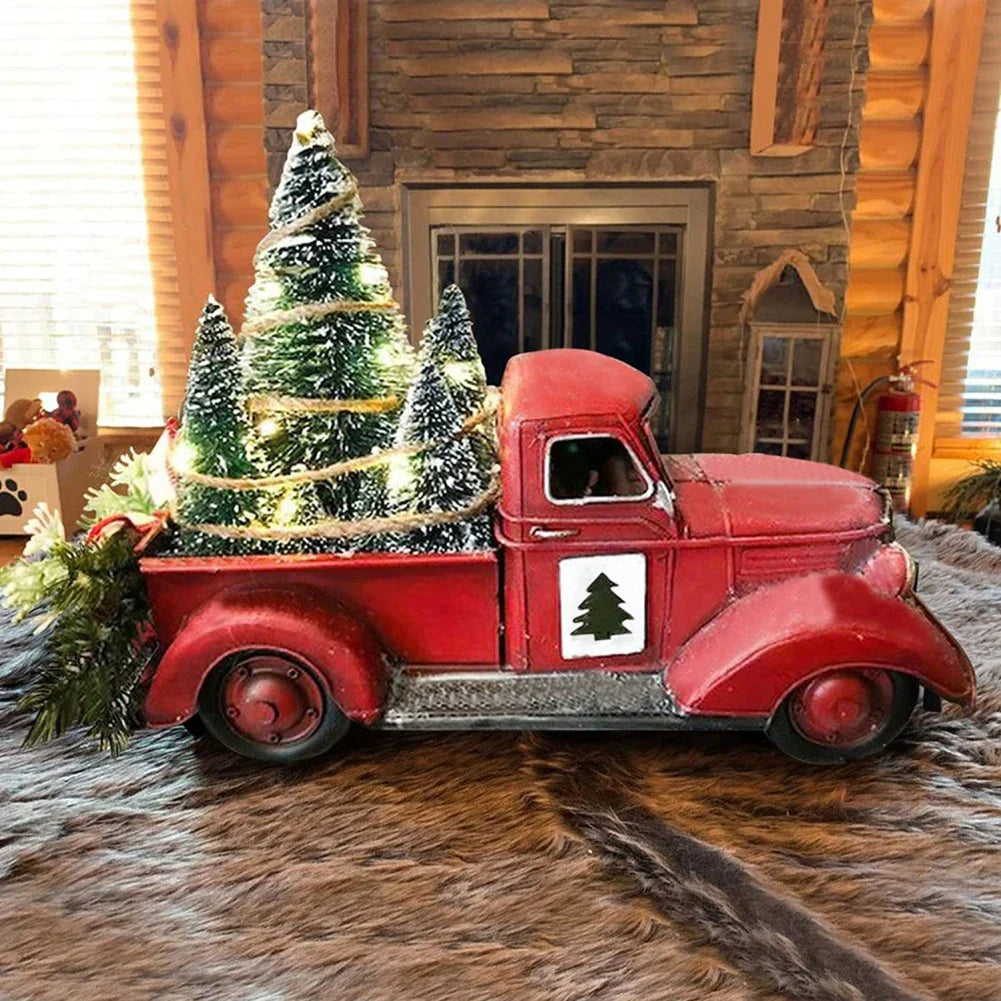 NostalgiaTruck Jewelry - Retro Red Truck for Christmas